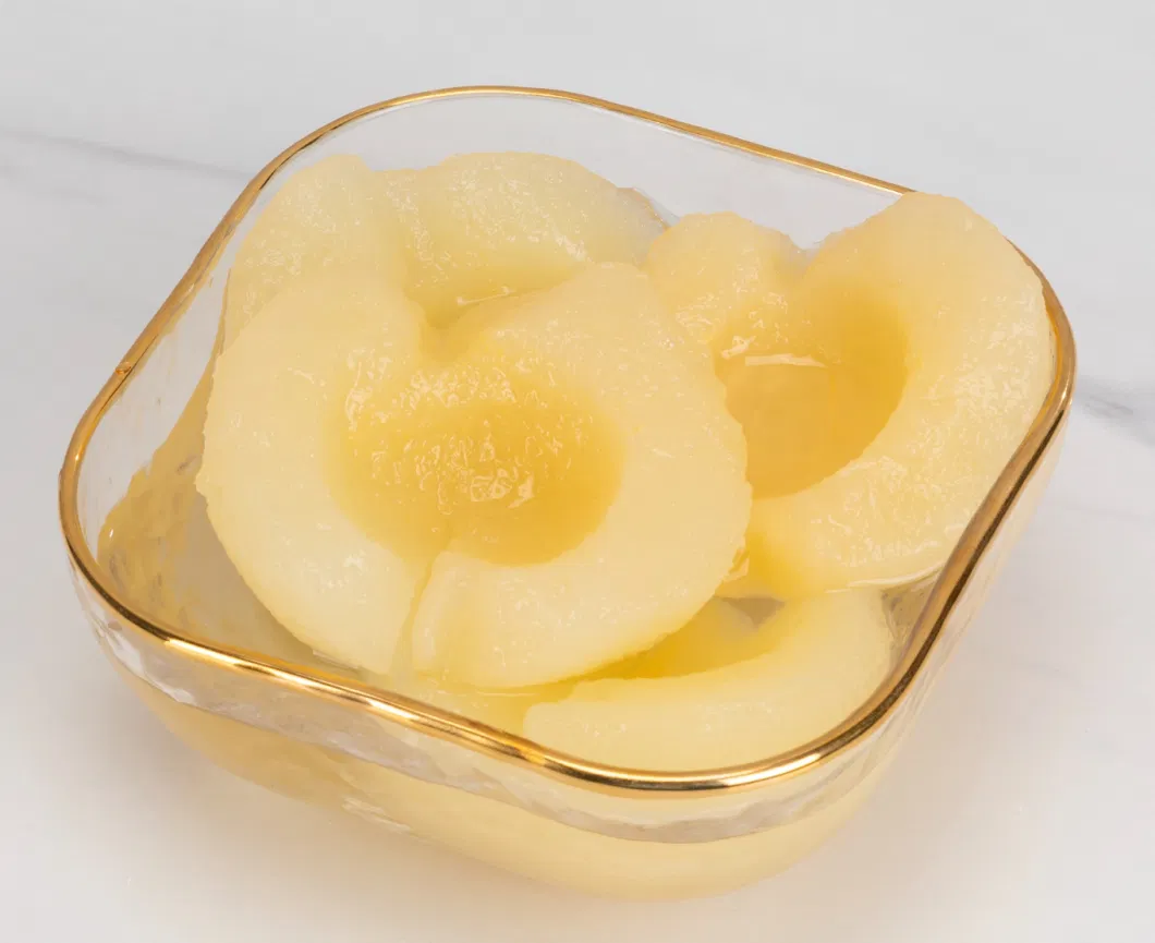 Hot Sale Fresh Fruit Canned Snow Pear Halves with OEM 800g*12/CTN